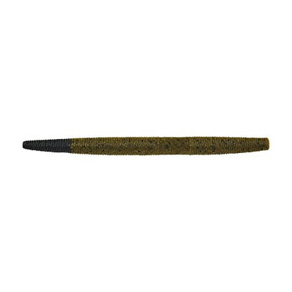 Berkley PowerBait MaxScent The General Fishing Soft Bait - color: Green Pumpkin/Black, size: 5"