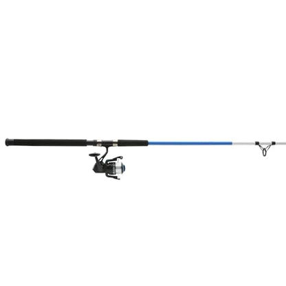 Shakespeare Spinning Reel and Fishing Rod Combo - color: Tiger Surf, size: 50 Size Reel - 9' - Medium Heavy - 2pc