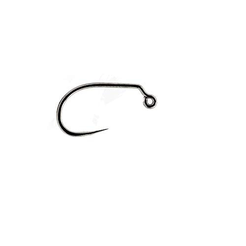Eupheng 100pcs Plus Best Barbless Competition Fly Fishing Hook Collection, Dry Nymph Strimp&Pupa, Pupa jig Fly Hooks High Carbon Competition Hook - color: Jig Fly Hook Circle Point EP-9230, size: 18#