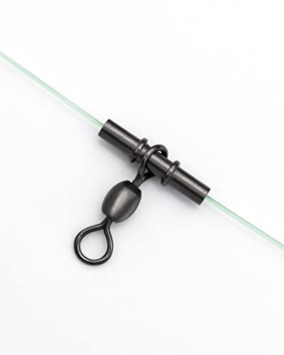 BLUEWING 3-Way Fishing Swivels 73,84,88,309 lbs T-Turn Swivel Sleeve with Rolling Barrel for Rigs for Freshwater and Saltwater - size: M (88lbs) 50pcs