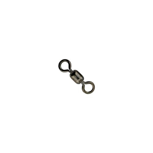 AFW American Fishing Wire Fishing Swivels - Mighty Mini 100% Stainless Steel Crane Swivels, 3X Stronger Than Brass, for Terminal Tackle Box, Up to 600lb Test - Fishing Gear for Fishing Line Leaders - size: 10 Pieces, 78 Pound Test