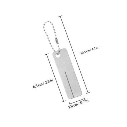 2pcs Portable Fishing Hook File Tool with Corundum Material and Chain, High Efficiency Sharpening Tool for Fishing Trips and Outdoor Activities, Precise Edge Hook Sharpener