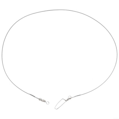 12pcs Fluorocarbon Fishing Leader Set for Saltwater Freshwater, 20LB-80LB, 6-24 Inches, Invisible Underwater, Abrasion-Resistant, Soft Strong Wire with Twists Snap - size: 24in-80lb