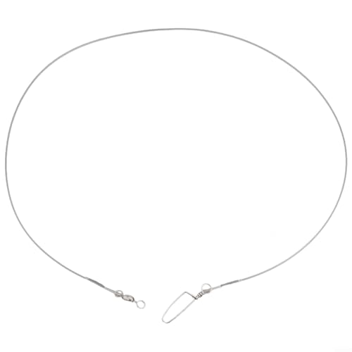12pcs Fluorocarbon Fishing Leader Set for Saltwater Freshwater, 20LB-80LB, 6-24 Inches, Invisible Underwater, Abrasion-Resistant, Soft Strong Wire with Twists Snap - size: 18in-45lb