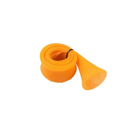 4Pcs Fishing Rod Covers, 4 Colors Telescopic Fishing Rod Protection Covers, Braided Mesh Rod Sock Spinning Fishing Rod Sleeves, Fishing Pole Tool for Sea Fishing Rod