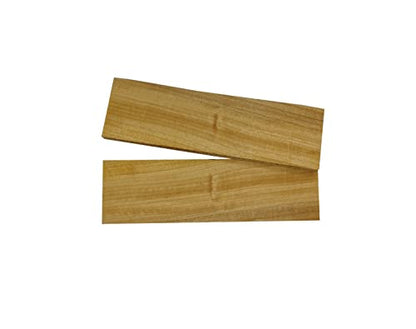 Ceylon Satinwood Knife Scales - color: Ceylon Satinwood