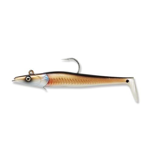 Savage Gear Sandeel - color: Brown Sandeel, size: 8 in - 5 1/3 oz