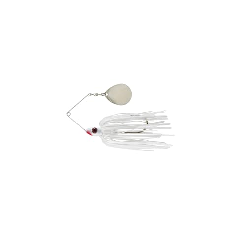 Redman Spinner Bait by Jimmy Houston, 3/8 Ounce Colorado Spinnerbait - color: White