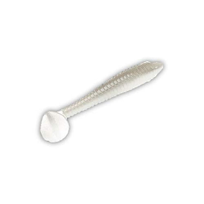 Strike King Rage Swimmer Fishing Lure, Soft Plastic Paddletail Minnow, Sleek Nose Cone, Softly Ribbed Body, Thin Tail