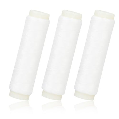 3 PCS Elastic Fishing Thread Invisible 0.2mm Length 656 Feet Per Spool | Elastic Fishing String Line Bait Thread for Salmon Sturgeon Bass