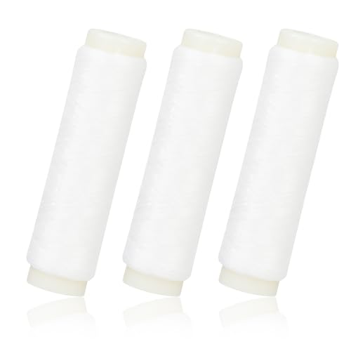 3 PCS Elastic Fishing Thread Invisible 0.2mm Length 656 Feet Per Spool | Elastic Fishing String Line Bait Thread for Salmon Sturgeon Bass