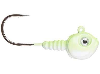 Dirty Jigs Guppy Jig Head, 1/0 Hook - USA Made, 1/8-3/8oz, 3 Count - color: Gizzard Shad, size: 1/4oz