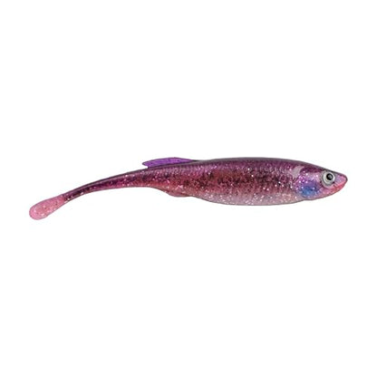 Berkley PowerBait Drip Minnow Fishing Soft Bait - color: HD Purple Shiner, size: 3"