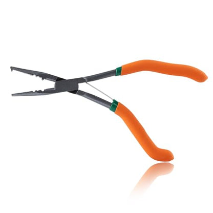 SPEEDWOX Fishing Pliers Hook Remover - Saltwater Gear With Line Cutter, Crimping Tool, Clippers, Pistol Grip Split Ring - style: Pistol Grip Split Ring Fishing Pliers