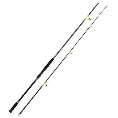 Fiblink 2-Piece Surf Spinning/Casting Fishing Rod, Carbon Fiber Fishing Rod(8’/8’6”/9’) - style: Spin / 8' / 2pc