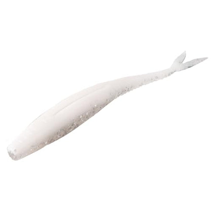 Strike King Mach Skooler Fishing Lure, Soft Plastic Jerkbait, Heavily Salted, Sleek Design, Erratic Action - color: MACH Flash, size: 5"