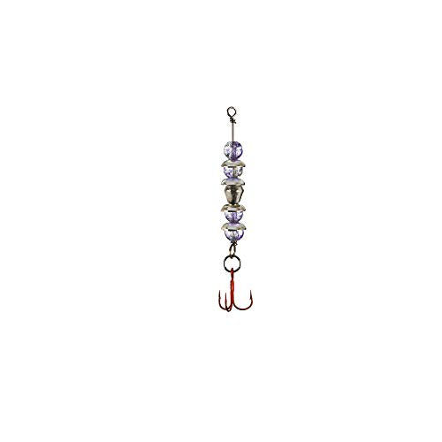 Lindy Wally Talker Ice Fishing Lure for Walleye - color: Light Purple, size: 1/8 oz
