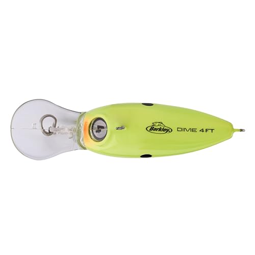 Berkley Dime Fishing Hard Bait - color: Blue Chartreuse, size: 2in - 2/5 oz