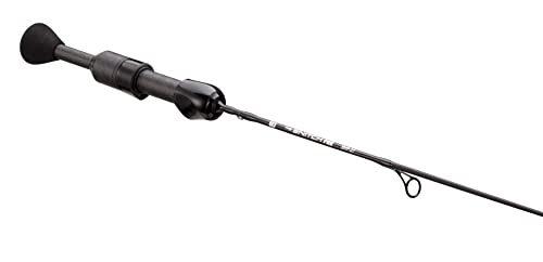 13 Fishing - The Snitch Pro/Freefall Ghost - Inline Ice Fishing Combos - Flex-Core Quick Action Tip - size: 23" w/ Flex-Core Quick Action Tip, style: Left Hand Retrieve