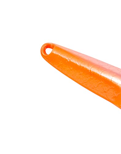 Al's Goldfish Lure Co. Lil' 49er Ice Jig - IFN50 Ice Fishing Jig with Treble Hook Off the Nose. Jigging Lure for Crappie, Perch, Panfish, Trout and Bass - 1/4 oz. 1-3/4" - color: Copper Orange