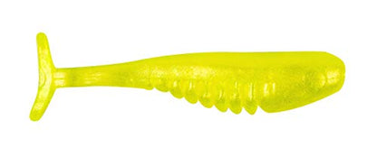 Bobby Garland Slab Hunt'R Soft Plastic Crappie Fishing Lure, 2.25 Inches, Pack of 10 - color: Pearl Chartreuse