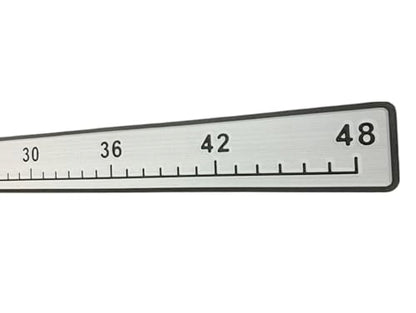 | Fish Ruler | SeaDek | 48 inch Fish Measurement Tool | Perfect for Boats and Kayaks | Storm Gray/Black - color: Storm Gray/Black