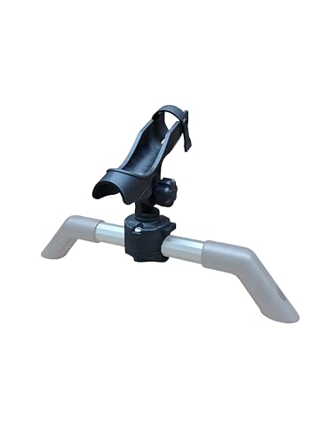 Brocraft Baitcaster/Spinning Rod Holder for Hobie H-Rail – Compatible Fishing Rod Holder & Hobie H-Rail Accessories