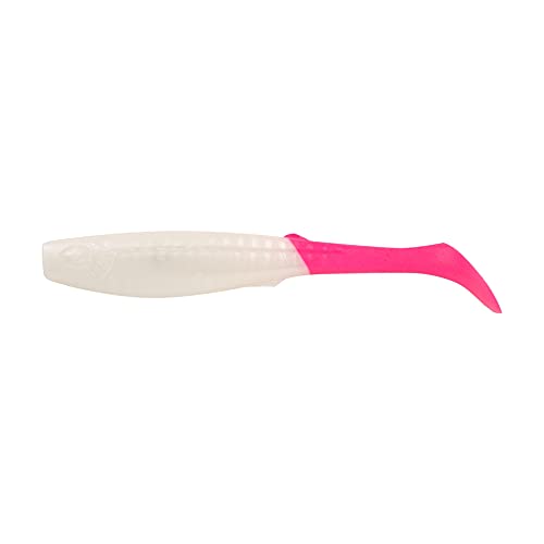 Berkley Gulp! Paddleshad Fishing Soft Bait - color: Pearl White/Pink, size: 3"