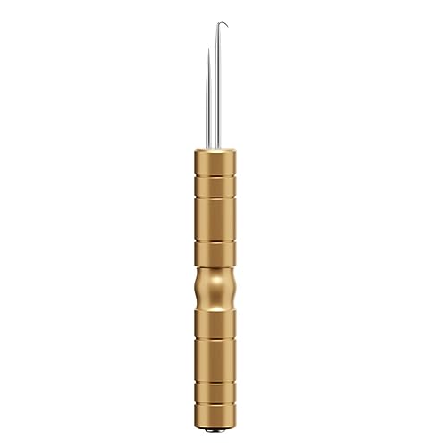 Retractable Fishing Hooks Extractor Hook Puller Fish Line Knotter Tool Fishing Hook Separator Aluminum Fish Line Remover Fishing Line Knotter Hook Needle Fishing Knot Tying Tool Fishing Knot Tying - color: Magnet Looper