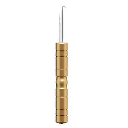 Retractable Fishing Hooks Extractor Hook Puller Fish Line Knotter Tool Fishing Hook Separator Aluminum Fish Line Remover Fishing Line Knotter Hook Needle Fishing Knot Tying Tool Fishing Knot Tying - color: Magnet Looper