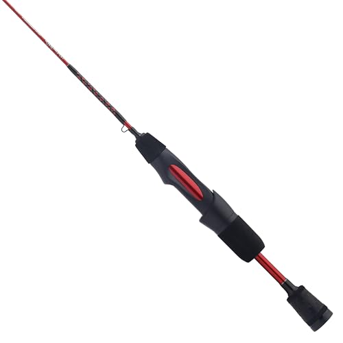 Ugly Stik 28" Carbon Ice Spinning Rod, 1 Piece Fishing Rod, Medium Light Rod Power, 2-6 lb Line Rating - size: 28" - Medium Light - 1pc