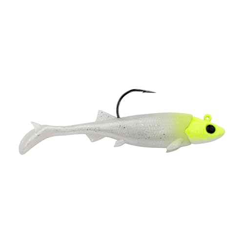 Berkley PowerBait Minnotator Fishing Soft Bait - color: Lemon Head Glow, size: 3.5 in - 3/8 oz