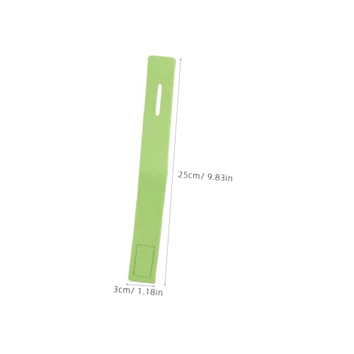 10pcs Fishing Rod Straps Elastic Anti-Slip Bands for Outdoor Fishing Pole Accessories Green 30x250mm Tackle Storage Holder for Boat Deck Gear
