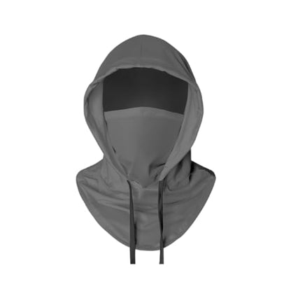 Cooling Balaclava Sun UV Protection Hood Breathable Full Head Mask Face Cover for Men Women Cycling Motorcycle Fishing - color: Dark Gray