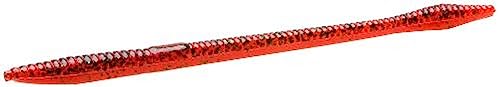 Zoom Trick Worm-Pack of 20 - color: Red Bug Shad