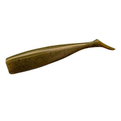Lunker City Fishing Shaker 3.25" Swimbait Soft Plastic Bass Walleye Lure Saltwater Swimming Tail Action Pike Swim Bait, 7 Per Bag, Made in The USA - color: 24 Green Pumpkin