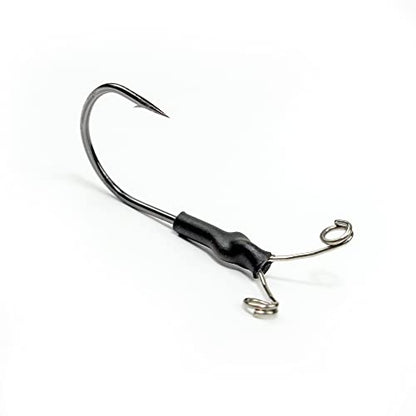 LUNKERHUNT - Frog Bait for Bass Fishing | Soft Hollow Body Weedless Frog for Bass Fishing and Trout | Weedless Realistic Bait Frog Lure, Freshwater with Sharp Hooks Lures and Double Propellers Feet - style: Pearl