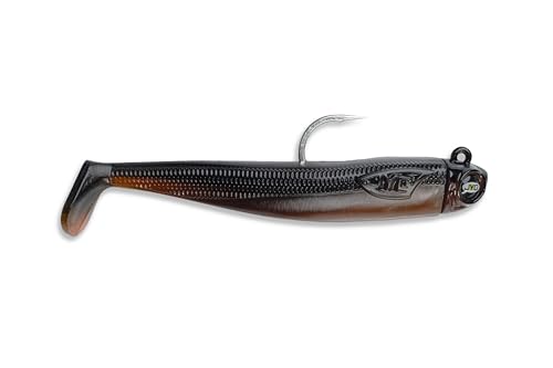 JYG PRO FISHING. Fishing Jig. Saltwater Fishing Lures. Swimbait jig Head. Slow Pitch Jigging. Jig Paddle Tail. Tuna Fishing Gear. Swym Collection - color: Paddle Tail - 2Stroke, size: 4"