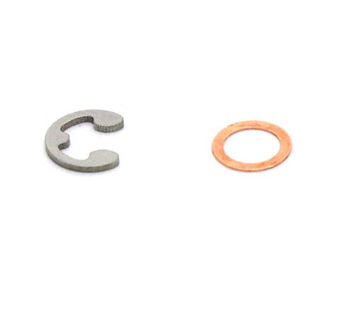 Pack of 5 Set Replace Parts New Shape Circlip Clasp,Gasket,Stainless Steel Parts,Baitcasting Reel Fishing Wheel Install Refit Repair Accessories for ABU C4 C3 OMOTO