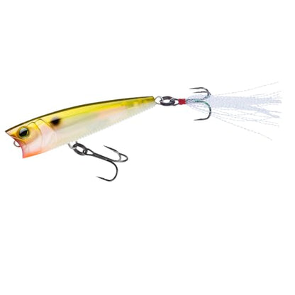 Yo-Zuri 3DB Popper, Floating, 3 Inch, 75mm, Gizzard Shad - color: Ghost Pearl Shad