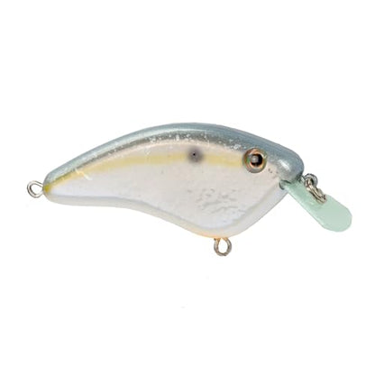 Strike King Hardliner Fishing Lure, Flat Sided Crankbait, Circuit Board Lip, Extra Tight Wobble, Size 4 Treble Hooks - color: Sexy Shad 2.0