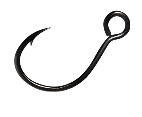 Rapala VMC 7237 Inline Single #8-1/0 Size in 25 & 100 Pack - Recommended for Treble Replacement on Lures. - size: #6 -100 Pk