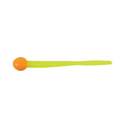 Berkley PowerBait Floating Mice Tails Fishing Soft Bait (1) - color: Orange Silver/Chartreuse, size: 3"
