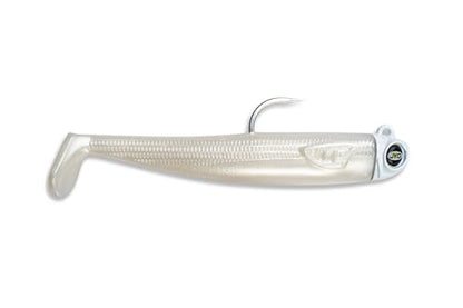 JYG PRO FISHING. Fishing Jig. Saltwater Fishing Lures. Swimbait jig Head. Slow Pitch Jigging. Jig Paddle Tail. Tuna Fishing Gear. Swym Collection - color: Paddle Tail - Pearl, size: 3"