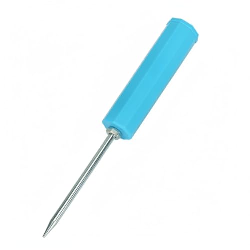 Ground Fishing Rod Holder, Galvanized Metal Spike for Beach and Riverbank, Support for Surf Casting (1 PC) - color: Blue