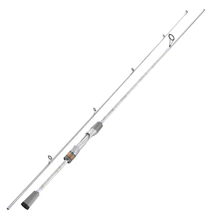Sougayilang Fishing Pole, IM6 Graphite Spinning Rod & Casting Rod - Two Pieces, SuperPolymer Handle Fishing Rod for Bass Fishing