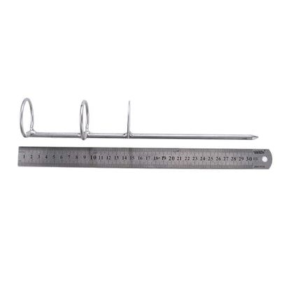 30/40/50cm Portable Fishing Rod Holder Support Stainless Steel Stand Fishing Pole Holders Ground Spike Rod Rest Stand for Ground, Beach(50cm)
