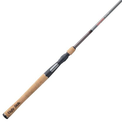 Ugly Stik Elite Spinning Fishing Rod - size: 6' - Medium - 2pc, style: New Model