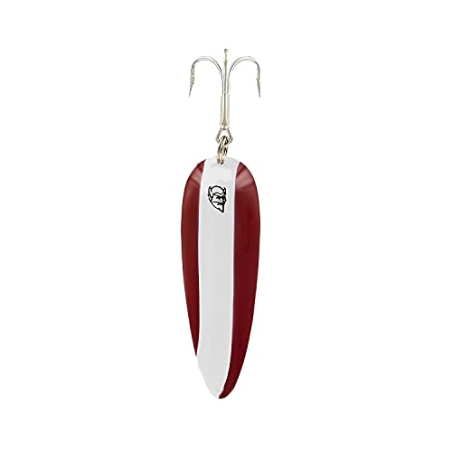 Dardevle Nickel Back 1 oz Fishing Spoons - color: Red White