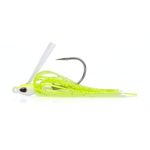 Berkley Swim Fishing Jigs - color: Crystal Chartreuse, size: 1/4 oz - 4/0 Hook Size